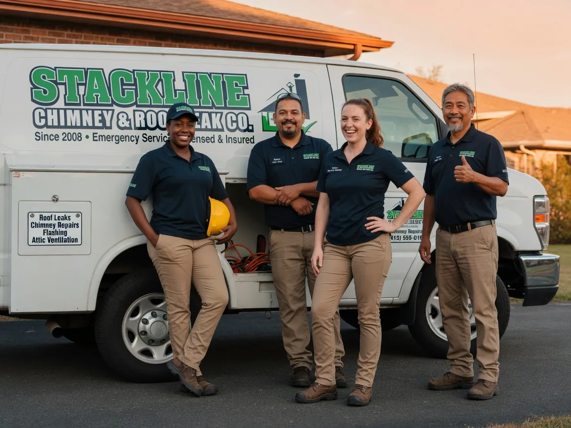 Chimney flashing repair company in Railroad, PA